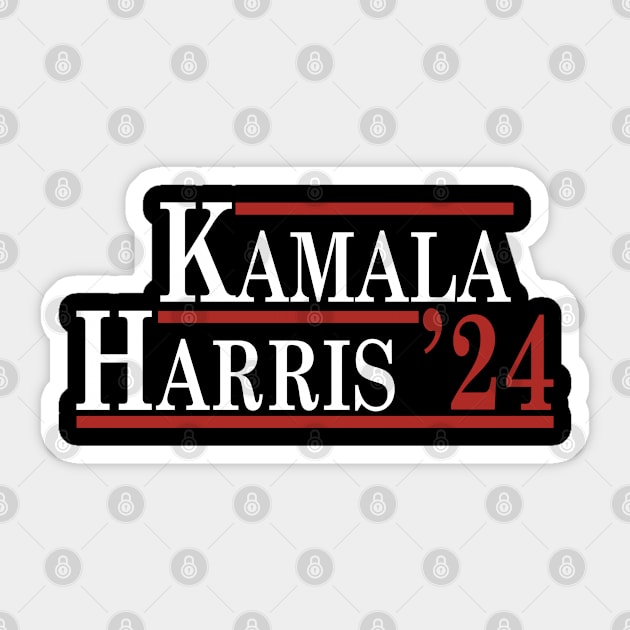 Kamala Harris 2024 Sticker by UrbanLifeApparel
